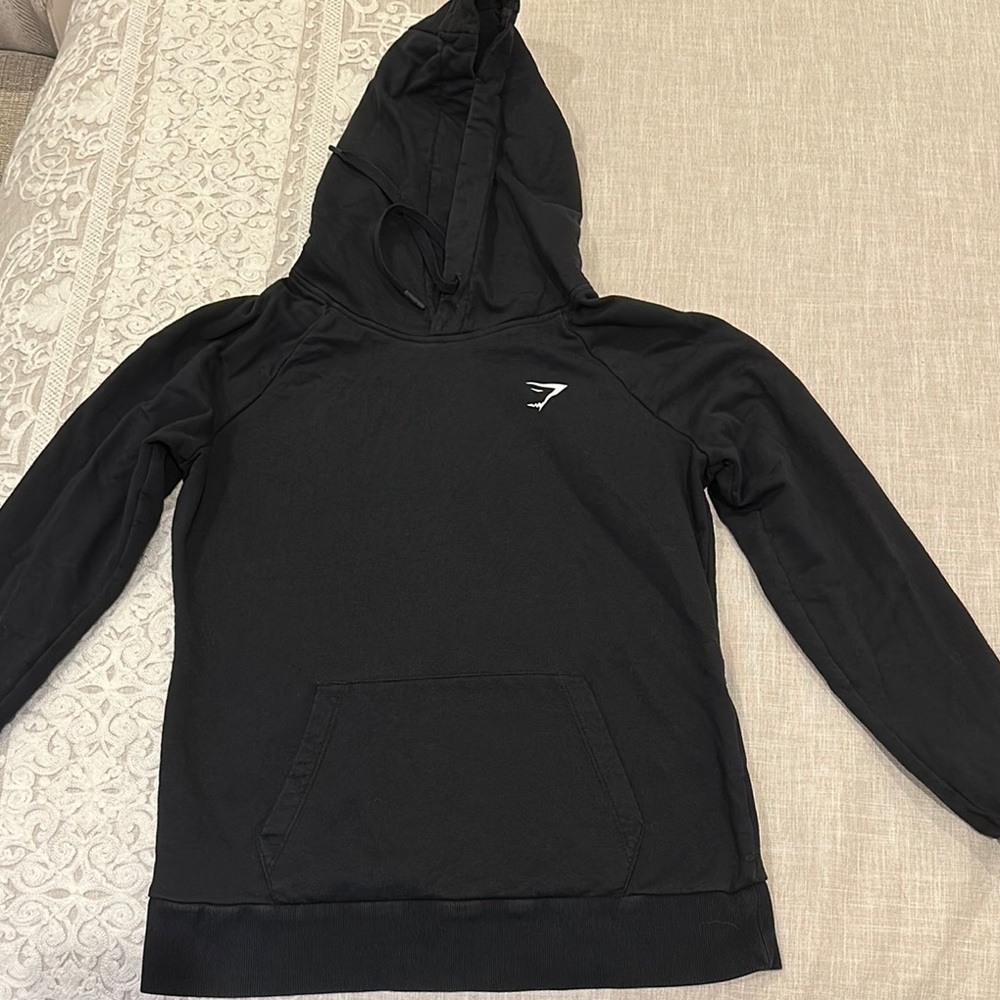 Gymshark Pullover Hoodie Black Hoodie